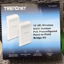 TRENDnet TEW-740APBO2K N300 PoE Outdoor IP56 Bridge Kit 2x RJ-45 300 Mbps picture