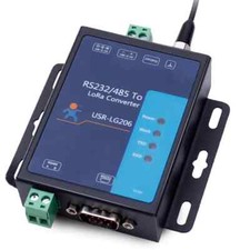 USR-LG206 Serial RS232 RS485 to LoRa Converter Point Modems 803Mhz~930Mhz picture