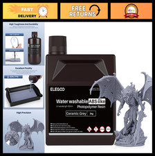 Water Washable ABS-Like 3D Printer Resin, High Toughness, Low Viscosity, 2000G picture