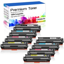 8PK CYMB CRG067H for Canon LBP632Cdw MF653Cdw LBP630C MF654Cdw - COLOR TONER picture