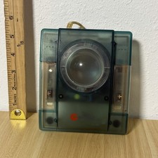 Macally iBall 2-Button USB TRACKBALL Mouse Mac/PC Translucent Blue Tested picture