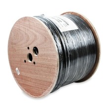 1000Ft RG6 CCS Quad Shield Direct Burrial Outdoor Cable picture