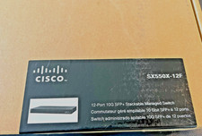 Cisco SX550X-12F-K9-NA, 12 Port, 10G SFP+ Stackable Managed Switch (NEW SEALED) picture