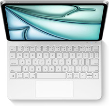 Magic Keyboard Case for Ipad Pro 11 Inch M4 M5 2024 2025, White picture