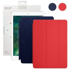 OEM Apple Smart Cover for iPad 9.7 5th/6th Gen, Air 1/2 in Blue & Red picture