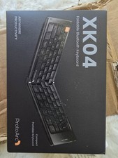 ProtoArc XK04 Foldable Bluetooth Keyboard Rechargeable Multi-Device Black picture