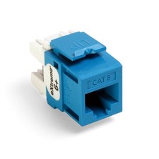 RJ45 Connector Leviton Extreme 6+ CAT6 25-Pack Blue 61110-BL6 picture