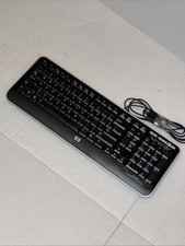 HP KU-0316 434821-001 Black/Silver Standard USB-Wired Keyboard picture