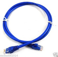 C2G 3 ft Cat6 Snagless Patch Cabel Blue picture