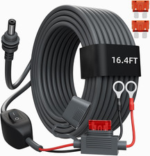 Starlink Mini Battery Power Cable 16.4FT/5M, Starlink Mini 12-24V Battery Adapte picture