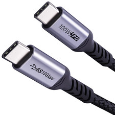 Short USB C to USB C Cable (1.5Ft 2 Packs), 3.1 Gen 2 10Gbps 100W 4K USBC Video picture