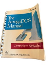 The Amiga DOS Manual 1st Edition 1986 Bantam Amiga Library Commodore VTG Book picture
