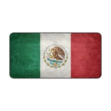 Mexican Flag Desk Mat, Custom Mouse Pad, Gamer Desk Accessory, Office  picture