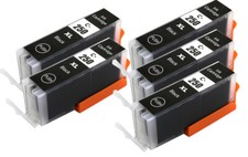 5P BLACK Printer Ink Tank w/ chip for PGI-250B Canon MX920 MG5520 MG5522 MG5620 picture