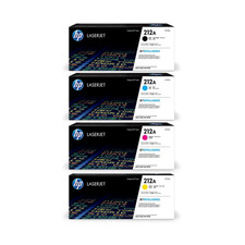 Genuine HP 212A Toner Set W2120A W2121A W2122A W2123A CMYK picture