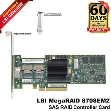 Lenovo LSI MegaRAID SAS 8708EM2 8-Ports 3Gbps PCI x8 Controller 03X3619 LSI00187 picture