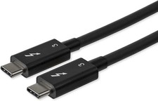 Startech TBLT34MM80CM Thunderbolt 3 40Gbps Male to Male Cable 0.8m Black picture