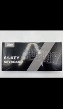 Royal Kludge 61-Key Keyboard RK61 Tri-modes Red Switch White IBM61K Ice Blue  picture