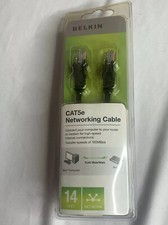 Belkin 14 Foot Cat 5e Networking Cable , Unopened Package But Dented. RJ45 picture