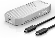 MAIWO K1695 SLIVER Tool Free USB4.0 40Gbps to NVMe M.2 SSD Enclosure picture