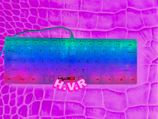 V700 RGB 61 Key Streamer Wired Gaming Keyboard-RGB Transparent... picture