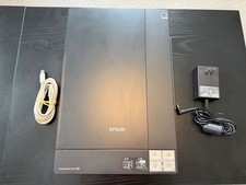Epson Perfection V30 Color Flatbed Photo Scanner w/ Power & USB Cords FAST SHIP picture