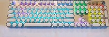 AULA F2088 Typewriter Style Mechanical Gaming Keyboard, Rainbow LED Read Desc. picture