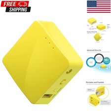 Mango GL-MT300N-V2 Mini Portable VPN WiFi Router - Dual Ethernet & USB 2.0 picture