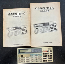 Vintage Casio Pocket Computer  PB-100  JUNK Programmable Calculator w/ Manuals picture