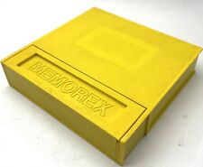 Rare Vintage Memorex 5.25 Inch Floppy Disk Hinged Storage Case Heavy Duty picture