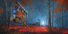 Landscape ismail inceoglu drawing fox tree bark map art Custom Gaming Mat Desk picture