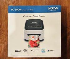 Brother VC-500W Compact Color Label Printer, ZINK Zero Ink, Wi-Fi USB Portable picture