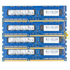 For SK Hynix 4x 4GB 2Rx8 DDR3 1600MHZ PC3-12800E DIMM Desktop Memory RAM Kit 16G picture