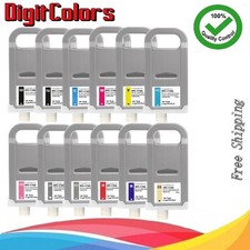Set of 12 PFI-1700 Ink Tank for Canon iPF Pro 2000 4000 4100 6000 PFI1700 picture
