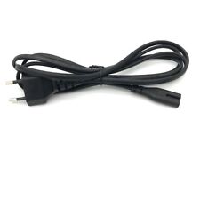 EU Europe 6 Feet Two Prongs Port AC Power Cord Cable Connector for PS2 PS3 Slim picture
