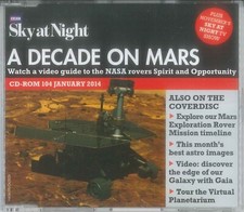 BBC Sky at Night CD-ROM, A Decade on Mars, #104 January 2014, Windows, Mac picture
