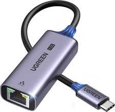 UGREEN Ethernet USB C (Thunderbolt 4/3) to Rj45  LAN Adapter 2.5G, Aluminum picture