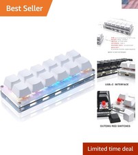 Newhui 12 Key Mechanical Gaming Keyboard One Handed Keypad USB-C Wired OSU Ke... picture