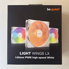 be quiet Light Wings LX 140mm PWM High-Speed White ARGB Fan 2100RPM BL131 picture