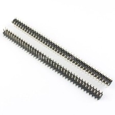 2Pcs 2.54mm Pitch 2x40 Pin 80 Pin Male Double Row SMT SMD Pin Header Strip picture