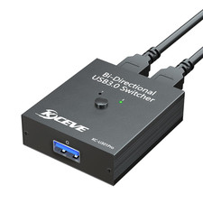 USB 3.0 Switch Selector, Bi-Directional USB Switch 2 in 1 Out / 1 in 2 Out, USB picture