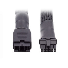 12VHPWR ATX3.0 PCI-E 5.0 Power Modular Cable Male to Female Extension 17Cm picture