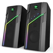 USB Powered Stereo Computer Speakers for Monitor, Laptop and Gaming Setup picture