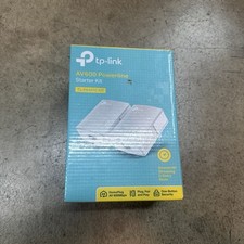 TP-LINK TP LINK AV600 POWERLINE POWER LINE STARTER KIT WIFI INTERNET TL-PA4010 picture
