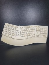 Microsoft Natural Keyboard Elite KU-0045 Ergonomic Split Wired USB Grey Vintage picture