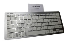 TECKNET - Slim Wireless Keyboard, SILVER picture