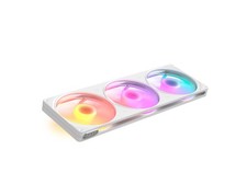 NZXT F420 RGB White 420mm PWM Single-Frame Addressable RGB Fan picture