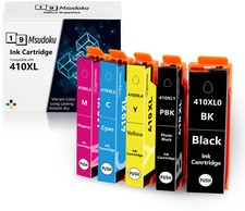 5PK 410XL Ink Cartridges Replacement For Epson XP-530 XP-630 XP-635 XP-640XP-830 picture