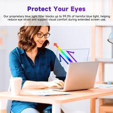 14-Inch Laptop Screen Protector 16:10 Blue Light Filter | HD Clear Eye Defense picture