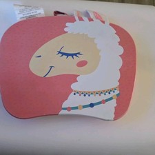 Lapgear Lap Pets Children's Lap Desk Llama With Carrying Handle Cute Pink picture